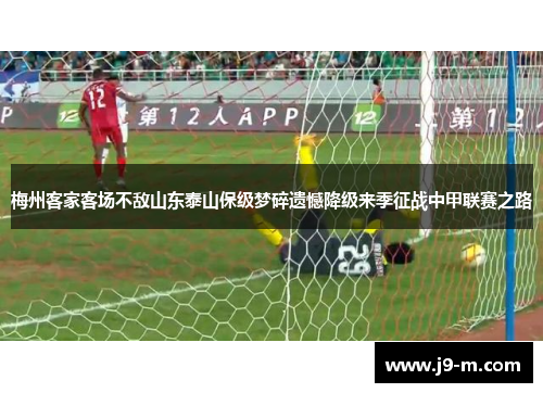 梅州客家客场不敌山东泰山保级梦碎遗憾降级来季征战中甲联赛之路 梅州客家客场不敌山东泰山保级梦碎遗憾降级来季征战中甲联赛之路